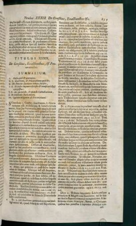655-685, Titulus XXXIX. De censibus, exactionibus & procurationibus - Titulus L.