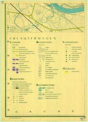 Leitplan der Stadt Düsseldorf, Industrie