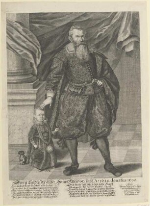 Bildnis des Georg Endter des Älteren mit seinem Enkel Johann Andreas