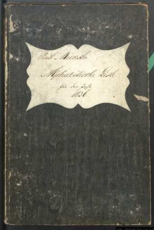 Rekrutierungsstammrollen des Stadtkreises Münster Jahrgang 1836