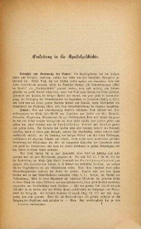 Die Apostelgeschichte des heiligen Lukas : durch die Berichte des heiligen Apostels Paulus im Briefe an die Galater vervollständigt