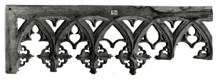 Füllungsbrett - Gestühl der Marienkirche