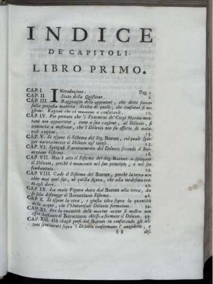 Indice De Capitoli.