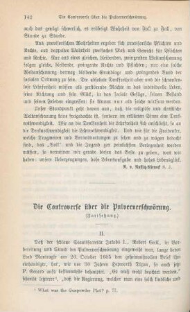 142-157 Die Controverse über die Pulververschwörung : Fortsetzung