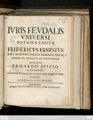 Ivris Fevdalis Vniversi Potiora Capita