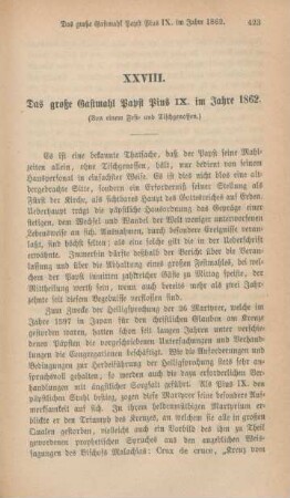 423-432 Das große Gastmahl Papst Pius IX. im Jahre 1862