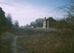 Kummersdorf-Gut Empfangsgebäude Güterschuppen Gleisanlagen