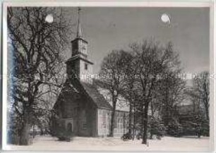 Winterlandschaft, Hamburg, Nienstedten, Kirche