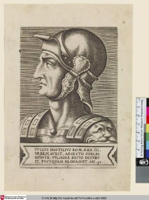 Tullus Hostilius Rom Rex III.