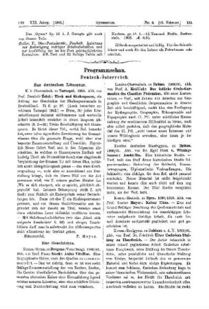 Programmschau : Deutsch-Österreich 1901