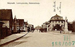Fischer, Theodor; Bayreuth (Bayern); Rathaus (Umbau Infanteriekaserne) und Saalbau - Außenansicht