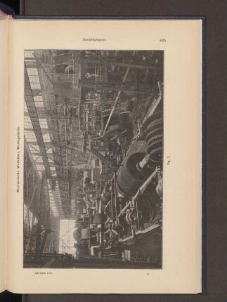 Mechanische Werkstatt, Montagehalle.
