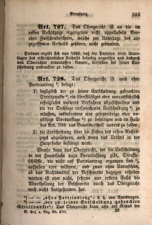 Neue Gesetze, Verordnungen ... für das Königreich Bayern. 16[,1,2], Enthaltend die Prozeßordnung in bürgerlichen Rechtsstreitigkeiten vom 20. April 1869. - 2 : mit erläuternden Anmerkungen aus den Motiven zu den Gesetzentwürfen, den Referaten und Verhandlungen der Gesetzgebungsausschüsse beider Kammern