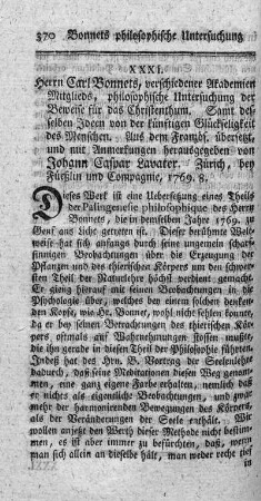 Philosophische Untersuchung der Beweise für das Christentum.