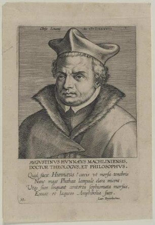 Bildnis des Augustinus Hunnaeus