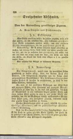 Dreizehnter Abschnitt. Von der Ausmessung geradliniger Figuren