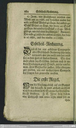 Erbtheil-Rechnung