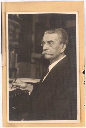 Portrait Franz Schwechten: Portrait von Franz Schwechten