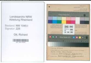 Entnazifizierung Richard Ott , geb. 03.01.1915 (Schlosser)