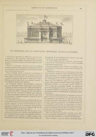 Le Panorama de la Compagnie générale transatlantique
