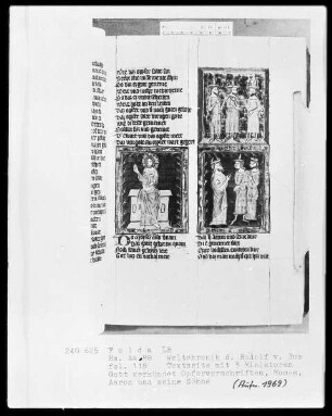 Rudolf von Ems, Weltchronik — ---, Folio 118rectoBuchseite