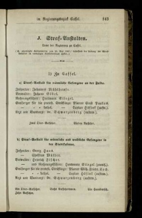 Straf-Anstalten