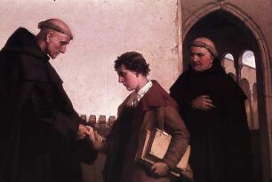 Luthers Aufnahme im Augustinerkloster Erfurt