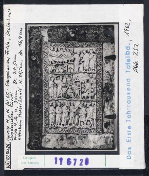 Würzburg, Universitätsbibliothek: Evangeliar aus Fulda, Szenen aus den Evangelien. 9. Jhd.