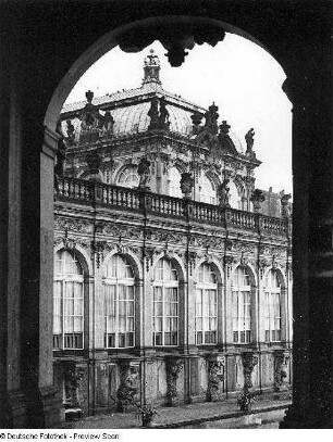 Zwinger. Wallpavillon