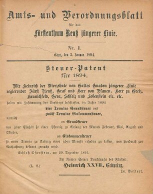 3. Januar-27. Dezember = Nr. 1-52