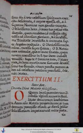 Exercitium II.