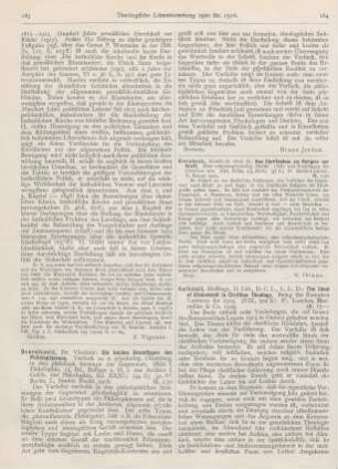 183-184 [Rezension] Dvornikovic, Vladimir, Die beiden Grundtypen des Philosophierens