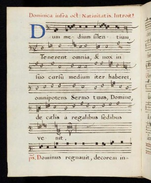 9v - 10r Dum medium Silentium