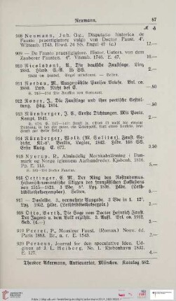 Neumann (Nr. 908 - 920)