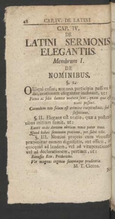 Membrum I. De Nominibus