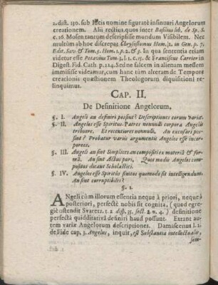Cap. II. De Definitione Angelorum.