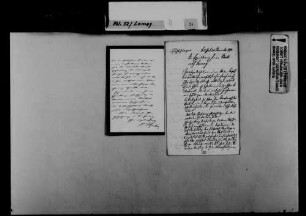 Schreiben von Leopold Schleßinger, Bruchsal, an August Lamey: Besetzung einer Stelle im Bezirksrabbinat Bruchsal.