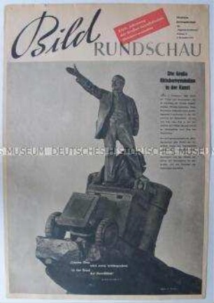 Illustrierte Sonntagsbeilage der "Täglichen Rundschau" zum Jahrestag der Oktoberrevolution