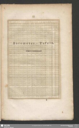 Barometer-Tafeln