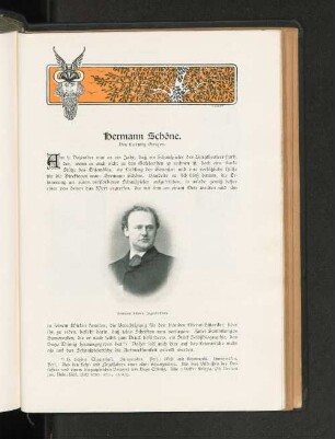 Hermann Schöne, Jugendbildnis