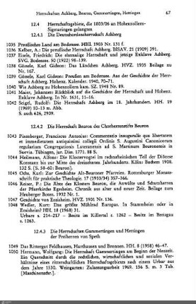 12.4.1 Die Deutschordensherrschaft Achberg