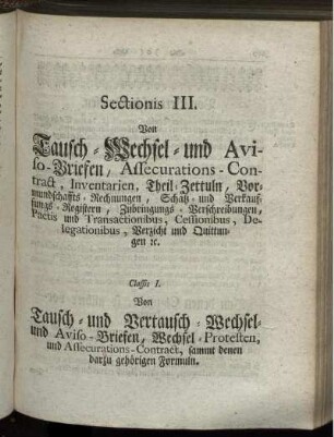Sectionis III.