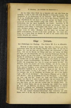 Lüge - Irrtum : zur Psychologie der Aussage