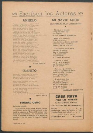 Escriben los Actores
