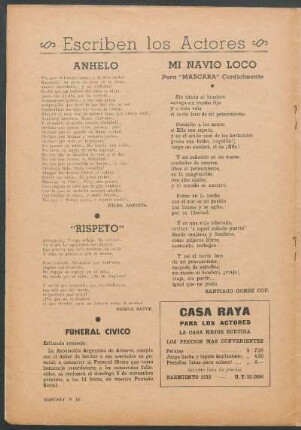 Escriben los Actores
