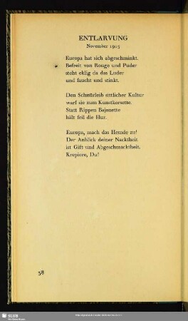 Entlarvung