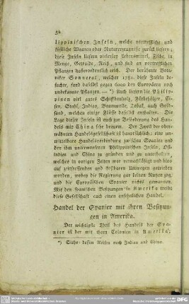 Handel der Spanier mit Ihren Besitzungen in Amerika