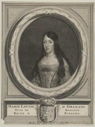 Bildnis der Marie Louise d'Orleans