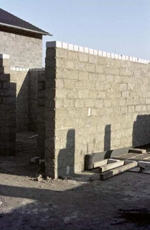 Baustelle eines Bungalows