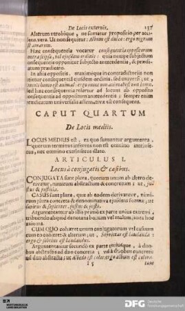 Caput Quartum